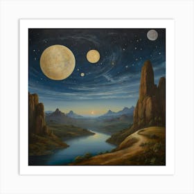 Moonscape Art Print