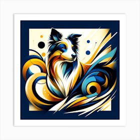 Border Collie 02 1 Art Print