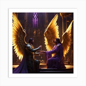 Angels Of Christ Art Print