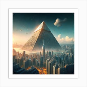 Pyramid Of Giza Art Print