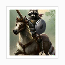 Knight Raccoon 4 Affiche