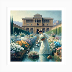 beautiful lady67 Art Print