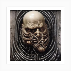 Alien Head 1 Art Print