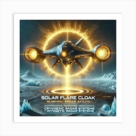 Solar Flare Cloak 1 Art Print