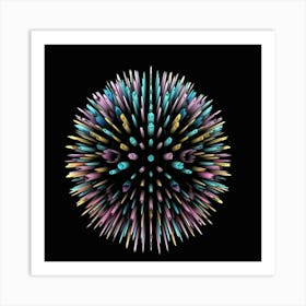 Fractal Sphere Art Print