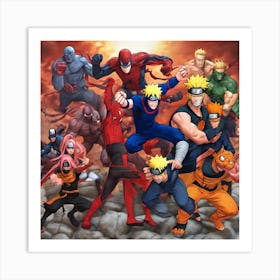 Avengers 8 Art Print