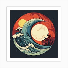 Great Wave 20 Art Print