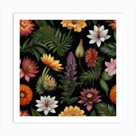 Floral Pattern Art Print