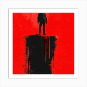 Man On Top Art Print