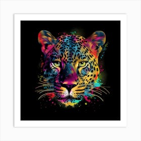 Leopard Head Poster