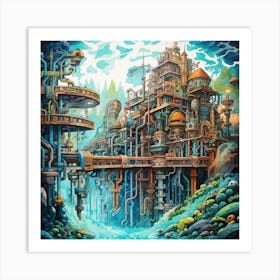 City Of The Future 2 Art Print