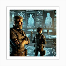 Sci Fi Tactical Meeting Ronan Icarion 1024x1024 Art Print