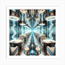 The Infinity Room Scifi Art Print