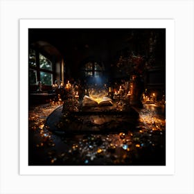 Book Of Magic Art Print