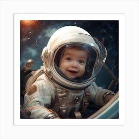 Astronaut Child 1 Art Print