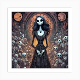 Nightmare Before Christmas 6 Art Print