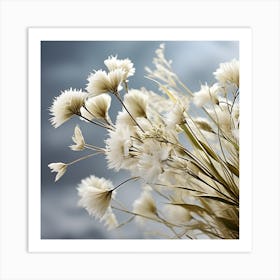 White Flowers 2 Art Print