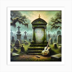 The Day The Music Died Art Print