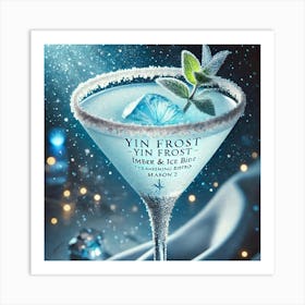 Yin Frost Martini Art Print