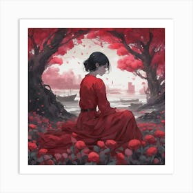 Red Roses Art Print