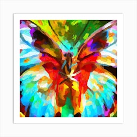 Tropical butterfly Art Print