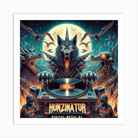 Hunzinator 9 Art Print