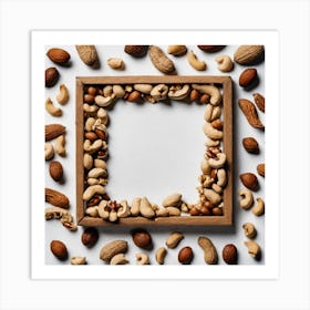 Nuts In A Frame 1 Art Print