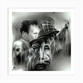 Man In The Hat Art Print