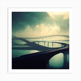 Bridges In The Sky Art Print