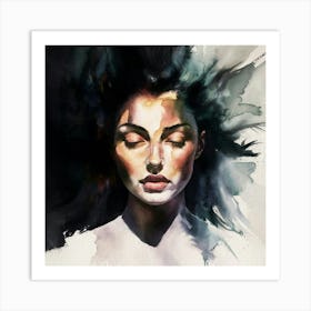 Portrait Of A Woman 40 Art Print