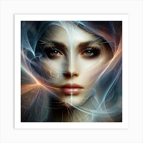 Creative Abstract Visual 146 Art Print