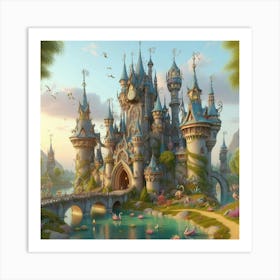 Disney Castle 1 Art Print