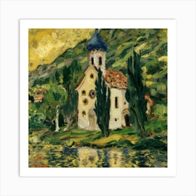 Kirche In Cassone, Gustav Klimt 19 Art Print