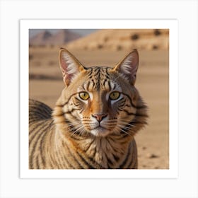 Egyptian pharaoh cat3 Art Print