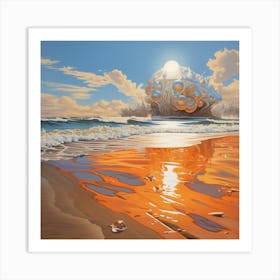 Sandcastle Art Print