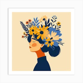 Flower Girl 9 Art Print