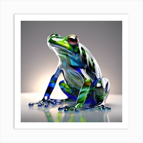 Glass Frog Art Print