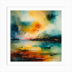 Sunset 2 Art Print