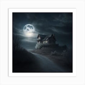 Haunted House Art Print