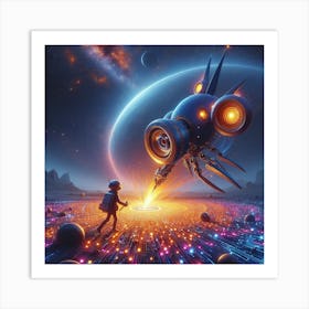 Spaceship 46 Art Print