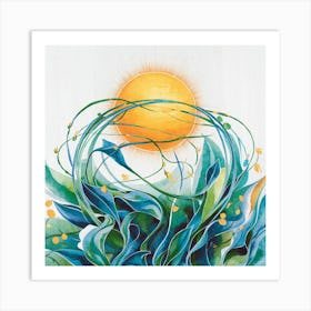 'Sunrise' 5 Art Print