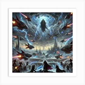 Aerial Assault Art Print