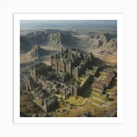 Castle In The Mountains Art Print