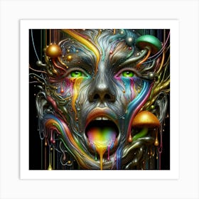 Psychedelic Art 12 Art Print