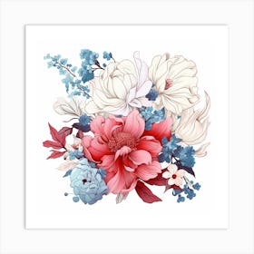 Floral Bouquet 3 Art Print