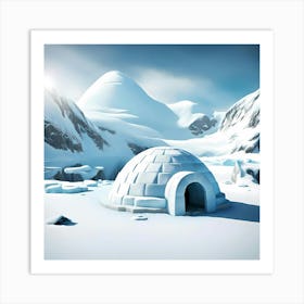 Eskimo House Art Print