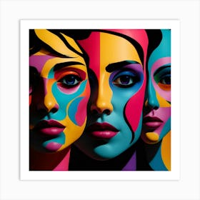 Portrait Of Women 1 Art Print