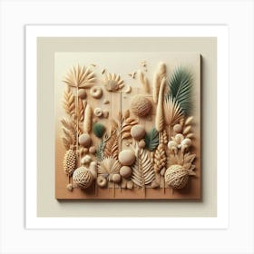 Fiber wall panel Art Print