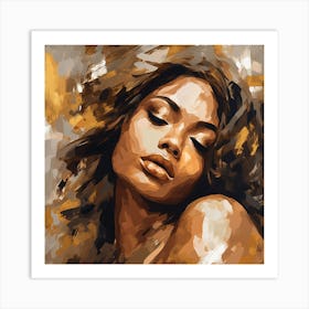 Portrait Of A Woman 72 Art Print