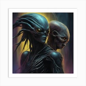 Aliens Last Stand Art Print